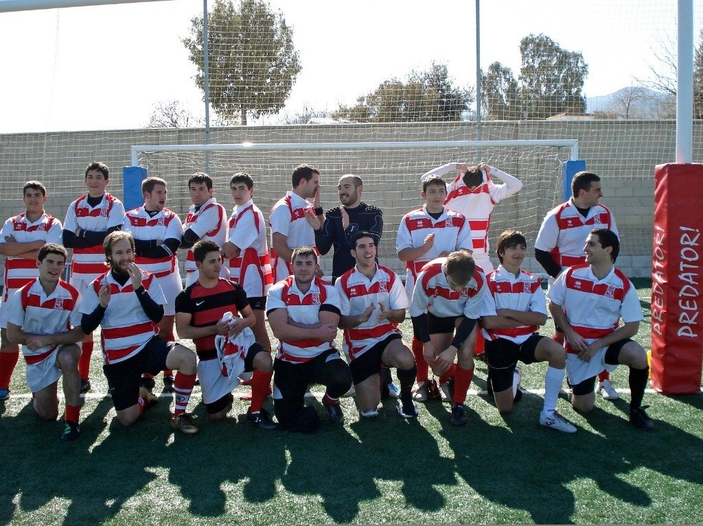 Jugadores del Atlantes en el campo
